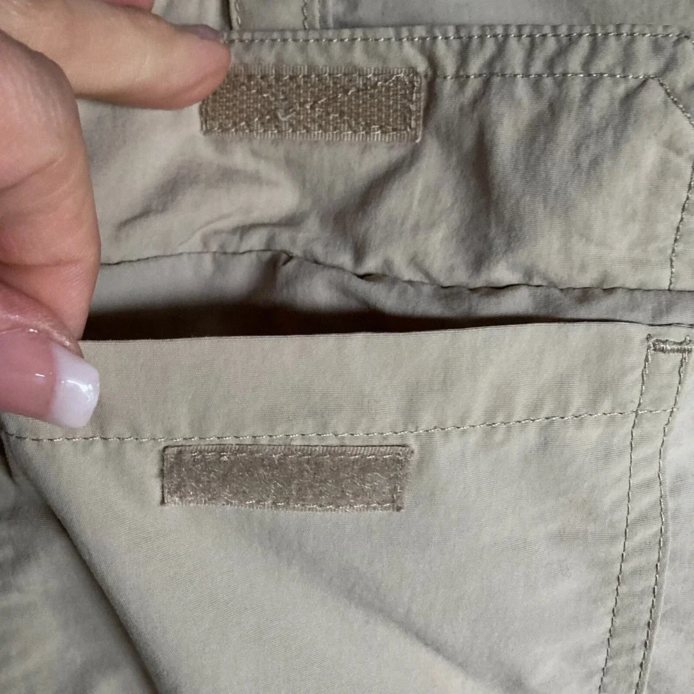 VTG The North Face Technical Hiking Khaki Nylon Cargo Pant Mens XL 38 38x29 $115